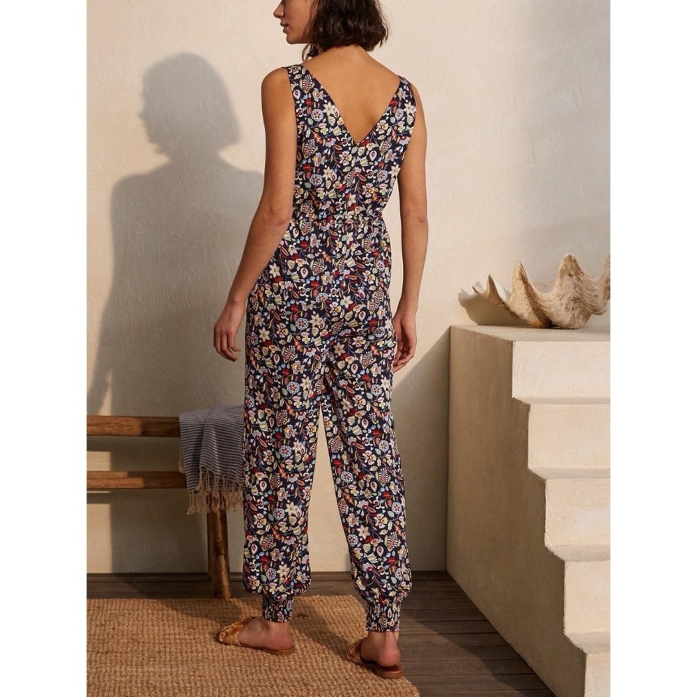 NWT Boden Cecilia Jumpsuit - Navy Floral - Picture 2 of 13